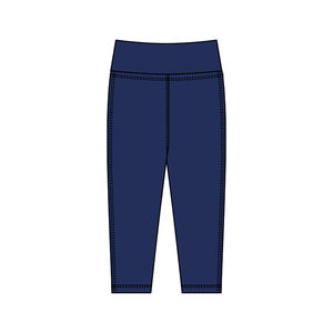 P0931 Venta caliente personalizada Boutique al por mayor patrón de béisbol azul estampado otoño trajes para mujeres adultas pantalones largos de Yoga y pantalones - Product Image 2