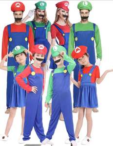Disfraces divertidos de Halloween de Anime para niños, disfraz de Super Mari <span class=keywords><strong>Luigi</strong></span> <span class=keywords><strong>Brother</strong></span>, Mono de Cosplay elegante para niños, disfraces de teatro con capucha para niños - Product Image 5