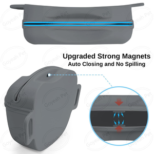 Lot de 6 kits de dressage pour chiens Pochette de friandises en silicone pour chiots Clicker Training <span class=keywords><strong>Dog</strong></span> Merde Bag Tennis Ball avec support - Product Image 2