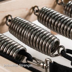 Machine de Pilates Reformer et Cadillac en bois de chêne <span class=keywords><strong>PLT</strong></span> – Équipement de studio durable et écologique, lit de Pilates multifonction portable - Product Image 2