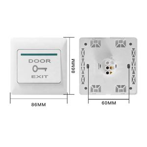 Lecteur de clavier RFID 125 kHz, serrure électrique, bouton de sortie, système de contrôle d'accès TCP/IP pour une porte, kit complet - Product Image 6