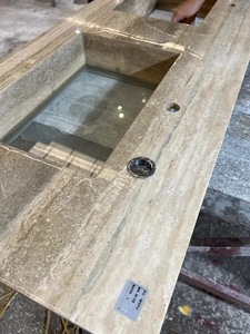 Travertino Blu Oceano Italiano (Finitura Personalizzabile) - Pietra Naturale Impermeabile per Cucina e Interni di Villa - Product Image 6