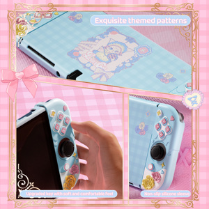 Ensemble complet BJBT Lolita Cat 7-en-1 pour Nintendo Switch 2, étui de transport rigide en EVA avec coque de station d'accueil et <span class=keywords><strong>support</strong></span> pour cartes de jeu - Product Image 4