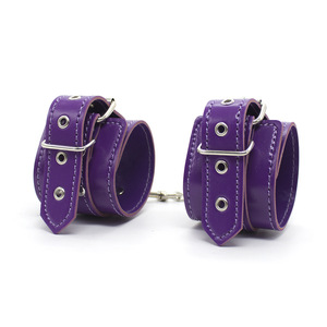 Factory direct sales of adult sex toys, cross-border SM purple leather eight-piece <b>set</b>, <b>bondage</b> and sedation props. - Product Image 3
