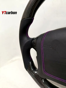 YTcarbon pour 90-93 Covrette <span class=keywords><strong>C4</strong></span> Racing Style volant en Fiber de carbone véritable personnalisé - Product Image 4