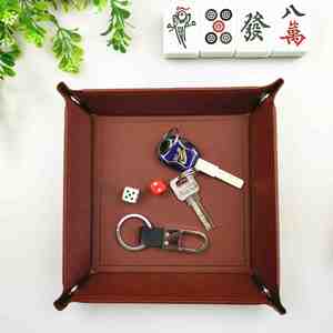 Unique Creative Gift Personalized LOGO PU Dice Tray Foldable and Portable for <b>Game</b> Nights - Product Image 4