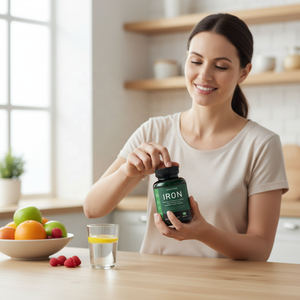 Comprimés de fer pour adultes OEM/ODM - Complément de fer à marque privée personnalisée pour l'anémie et l'augmentation de l'énergie 60 comprimés - Product Image 2