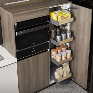 Gabinetes de Cocina Modernos de Madera de Abedul Maciza de Alta Calidad, Multifuncionales, Color y Tamaño Personalizables, Diseño Libre, Cuarzo/Granito - Product Image 4