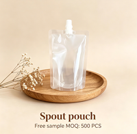 Bouchon de rechange en plastique de haute qualité pour poche souple anti-fuite avec bec verseur pour sac de boisson liquide