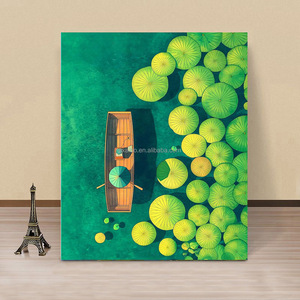 Handmade DIY Khung gỗ thân thiện với môi Cotton Linen Canvas khung tranh với UV in khung ảnh cho dầu & hình ảnh - Product Image 6