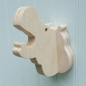 Chiave di legno Gancio di testa di Orso appendiabiti da parete in betulla porta occhiali da sole gancio chiave - Product Image 4