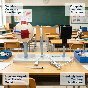 Instrument de <span class=keywords><strong>d</strong></span>émonstration <span class=keywords><strong>d</strong></span>'imagerie de globe oculaire agrandi, modèle <span class=keywords><strong>d</strong></span>'œil humain pour l'enseignement en <span class=keywords><strong>ophtalmologie</strong></span> des facultés de médecine CE/ISO/ROHS/CNAS - Product Image 1