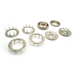 Pré-commande anneau en laiton, bouton-pression pour vêtements, fabrication personnalisée, vente en gros - Product Image 6