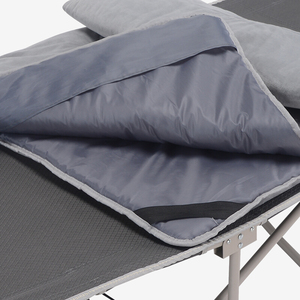 Personnalisé 10 Lit de camping moderne à cadre en métal reporté avec toile Mobilier de chambre à coucher d'extérieur et de maison - Product Image 5