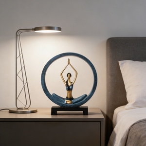 Figura de Resina de Mujer Bailando Yoga, Diseño Minimalista, Decoración para el Hogar, para Dormitorio, Sala de Estar, Entrada, Regalos de Cumpleaños/Boda - Product Image 3