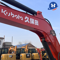 Excavatrice d'occasion Kubota U55 de 5,5 tonnes et 5 tonnes du Japon, faible nombre d'heures de travail, mini-pelle d'occasion Kubota U55-4 U55-5