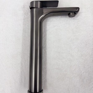 Robinet de lavabo en acier inoxydable 304, monocommande, à poser sur le plan, avec cartouche céramique, hauteur 30 cm - Product Image 2