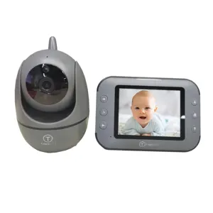 Timeflys 3.5 inch Indoor Safety Temperature Sensor Night Vision Two-way Audio Baby Monitor Wifi PTZ Camera For Babies