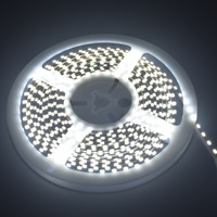 Bande LED ultra-étroite 5 mm 3014 à émission latérale 12V 120 LED/m IP20 découpable auto-adhésive dimmable avec télécommande pour éclairage décoratif de voiture