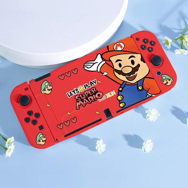 2023 new n intendo oled protective sleeve silicone soft case accessory box protective case handle cover insert