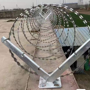 Giá tốt nhất lưỡi gai dây mạ kẽm dao cạo dây tù Hàng rào chống leo lên an ninh lưỡi dao cạo dây thép gai - Product Image 3