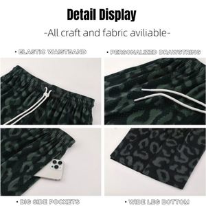 Custom Made Basketball Mesh Knitted Summer <b>Trunks</b> Quick Dry Sublimated Pattern American Streetwear Baggy Shorts <b>for</b> <b>Men</b> - Product Image 3