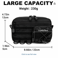 Pochette tactique multifonctionnelle imperméable portable Mydays pour le camping et la randonnée