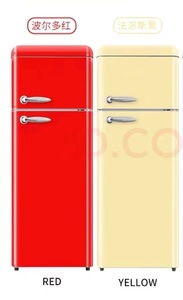 White Blue Red Household Small Refrigerator Vertical Silent Energy Saving Apartment <b>Freezer</b> Refrigerator Design Model Haie - Product Image 4