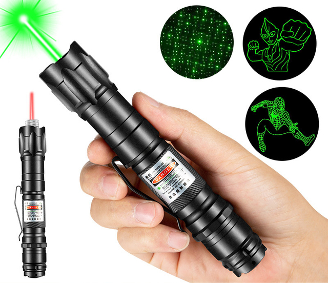 Custom Powerful Red and Green Portable Laser Light Metal 6 Patterns in One LASER STAR II Mini Laser Light