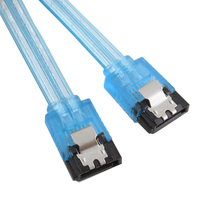 Cable SATA de 50 cm y 26 AWG de Alta Velocidad de 6 Gbps con Clip de Bloqueo para Disco Duro, Servicio OEM Premium