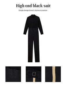 Trajes de Negocios Personalizados OEM ODM, Blazers para Mujer de Manga Larga, Corte Regular, Cierre de un Botón - Product Image 4