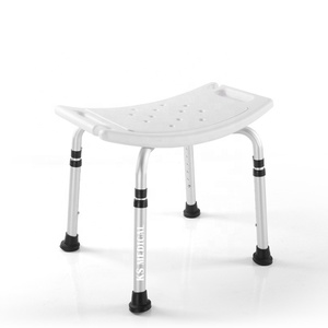 Chaise de bain KSMED pour personnes handicapées KSM-SC, chaise de bain et de douche réglable en aluminium avec siège confortable antidérapant - Product Image 4