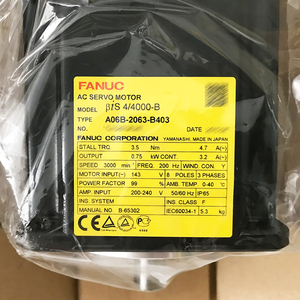 Servomotor AC FANUC A06B-2063-B403 probado - Product Image 2