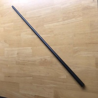 Bâtons de queue de poisson en Fiber de carbone mat, pour Tube de longueur 74CM, 500 pièces