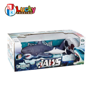Lucky Toys Télécommande RC <span class=keywords><strong>Requin</strong></span> <span class=keywords><strong>Jouet</strong></span> <span class=keywords><strong>Robot</strong></span> avec Fonction de Pulvérisation Télécommande Animal Trick Simulation Modèle Cadeau - Product Image 6