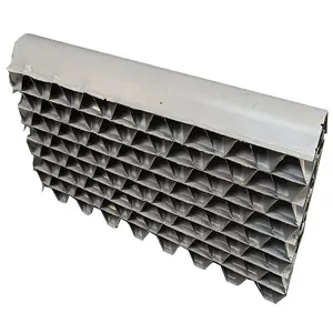 New design 85mm Depth Light-proof PVC Air Inlet Louver 80mm Cooling Tower Intake Louver