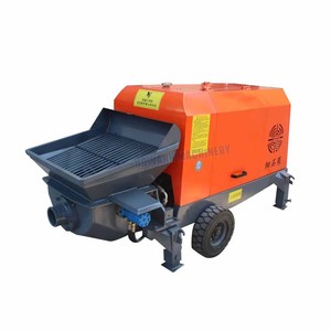 ปั๊มคอนกรีตเครื่องยนต์ดีเซลเทรลเลอร์ - Product Image 1