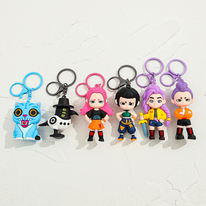 QYS 3D chaussure accessoires K-POP dessin animé fille groupe PVC porte-clés en vrac Anime K-pop démon chasseur sac Clip - Product Image 6