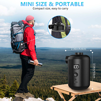 Bomba de Aire Portátil Mini 2026 de Gran Venta para Inflables, Bomba de Aire Portátil con Batería USB de 4000mAh, Dispositivo de Vacío para Bolsas de Vacío