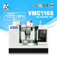 Centre d'usinage vertical CNC VMC1160 avec commande Syntec, broche BT40, haute précision pour le traitement des moules et des pièces automobiles
