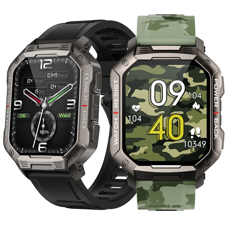 NX3 Smart Watch Men's Sport Digital Watches Running BT Calls 410mAh Big Battery IP67 Waterproof Smartwatch