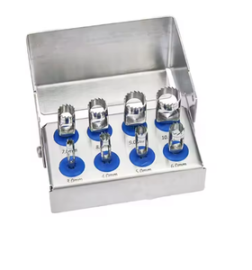 Kit de trephine dentaire pour implants, instrument de dentisterie avec pièce à main basse pour la pose d'implants - Product Image 2