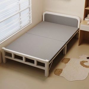 <span class=keywords><strong>Lit</strong></span> pliant simple moderne en fer pour bureau à domicile dortoir pause déjeuner sieste artefact location chambre cadre en métal pour hôtel entrepôt - Product Image 2