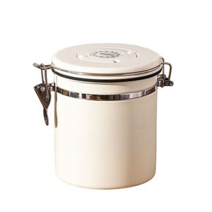 Recipiente hermético para café, contenedor de granos de café de acero inoxidable, contenedor de almacenamiento de alimentos para cocina con marcador de fecha y cuchara. - Product Image 4