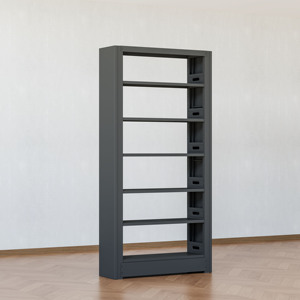 Étagères métalliques réglables pour bibliothèque, présentoirs de livres pour librairie, rayonnages à forte capacité de charge - Product Image 2