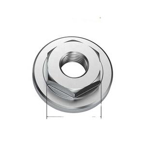 Plaque de pressage hexagonale et plaque de pressage inférieure et <span class=keywords><strong>clé</strong></span> de type 100 en acier inoxydable pour meuleuse d'angle hexagonale universelle N - Product Image 1