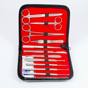 Kit de chirurgie de base, instrument médical portatif de discale, outils d'anatomie pour vétérinaire, instruments d'enseignement de suture - Product Image 1