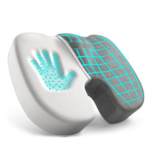 Coussin de siège en mousse à mémoire de forme pour soulagement de la sciatique et du coccyx, avec correction de la douleur au coccyx, oreillers lombaires et coussins de siège - Product Image 1