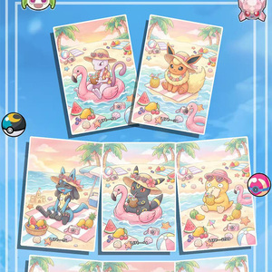YQ - Caja <span class=keywords><strong>de</strong></span> Cartas Coleccionables Eif Baby, Diseño Roaming Through All Things, Tablero <span class=keywords><strong>de</strong></span> Arte Acrílico, Pikachu Pokemoned, Juegos <span class=keywords><strong>de</strong></span> <span class=keywords><strong>Mesa</strong></span> - Product Image 5