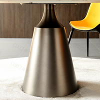 Nordic marmor esstisch 8-person runde plattenspieler weiß massivholz esstisch kreis esstisch